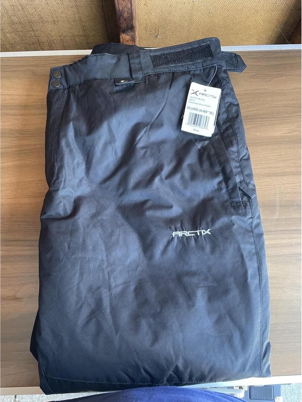 Arctix Snow Pants Mens XXL 44-46 Black Insulated Ski Snowboard Waterproof NEW